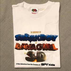 Sharkboy and Lavagirl 3D Movie Promo Kids T-Shirt 14/16 Fantasy Adventure #1034